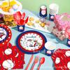 Mm060 Béisbol Deportes Serie de Béisbol Fiesta Fiesta de Celebración Pancarta 8 Personas Juego de 4 Piezas Plato de Papel Vaso de Papel