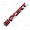 El logotipo del automóvil SPORT es adecuado para el logotipo de la cola del automóvil Land Rover Range Rover Evoque SPORT Edition Cheetah, logotipo de modificación de etiqueta de metal.