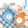 Reloj Llavero de Silicona Lindo Colgante para Mochila Escolar de Estudiante Reloj con Manecillas Luminosas Reloj Electrónico para Examen para Mujeres