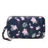 Venta al por mayor de fábrica nueva cartera monedero bolso femenino coreano estampado cartera bolso para teléfono móvil cartera de dama bolso de tela para correr