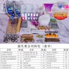 Paquete de materiales para manualidades de pegamento de gota de cristal, juego de pegamento de resina AB, herramientas hechas a mano, material de garra de gato, molde de silicona