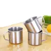 Tazas Metálicas al por Mayor, Tazas Pequeñas, Tazas de Acero, Vasos de Agua de 7 cm, Tazas de Té, Copas de Vino, Tazas de Acero, Suministro de Un Yuan Cada Una