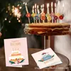 Hk018-T Feliz Cumpleaños Pegatinas Redondas Decorativas Sellos Adhesivos para Sobres de Tarjetas de Felicitación Pegatinas Redondas de Sello