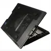 Base de resfriamento para laptop, ventilador de rotor, suporte de resfriamento de almofada de radiador ajustável de 14 polegadas