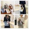 Bolsa de material artesanal de fornecimento ao vivo para mulheres, nova bolsa DIY caseira, bolsa balde Rei Barrigudo Grande, moda personalizada, Cesta de Alimentos