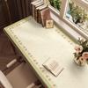 Mantel de mesa retro de estilo americano, mantel de escritorio recortable para estudiantes, tapete protector de escritorio, tapete de tocador impermeable.