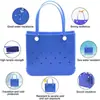 Bolsa de Playa Eva, Bolso de Mano Simple Casual Europeo y Americano, Bolsa Perforada DIY, Bolso de Moda para Mujer para Deportes al Aire Libre