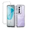 Capa de Celular de Papel Esculpido com Trovão Três em Um Xuanying Adequada para Infinix Hot-50-Pro Capa Protetora Transparente de Acrílico