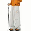 Pantalones Deportivos NASA ABOUT Hasselblad Line Color-Block para Hombre, Delgados de Verano para Senderismo y Montañismo, Holgados de Pierna Recta, Casuales de Carga