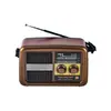 Comercio Exterior al por Mayor Tarjeta Plug-In Multibanda Rusa Bluetooth Audio Portátil Retro Altavoz Radio para Personas Mayores