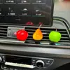 Aromaterapia para Coche Apple Clip de Perfume para Salida de Aire Decoración Creativa de Frutas Clip de Fragancia para Aire Acondicionado del Coche Adornos Decoración de Regalo