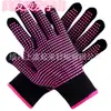 Luvas de Silicone PVC Resistentes ao Calor Anti-Queimadura em Estoque para Ferramentas de Styling de Cabelo de 300 Graus, Modeladores de Cabelo, Pentes de Modelar, Chapinhas e Pentes Alisadores