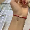 Pulsera Marca Yinfu Tejida a Mano Ajustable Cuerda Roja Cuerda de Mano Femenina Novia Estudiante Pulsera Regalo Tanabata