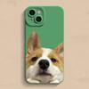 Capa de celular Apple 14 Big Face Corgi iPhone13 Cute Cartoon 16promax Angel Eyes 11 All-inclusive resistente a quedas