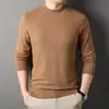 Nuevo Suéter de Punto de Color Sólido de Cuello Alto Delgado para Hombre, Suéter Básico de Manga Larga para Hombre Joven, Ropa para Hombre