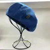 Boina Jeans Pai e Filho Rosto Redondo Estilo Coreano Letra Jeans Azul Chapéu Rosto Feminino Pequeno Circunferência da Cabeça de Adulto