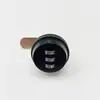 Cerradura de contraseña para buzón negro Cerradura de lengüeta de contraseña para armario Cerradura de dial de contraseña de tres dígitos Cerradura de contraseña mecánica