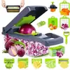 Cortador Multifuncional de Legumes Transfronteiriço Cortador de Legumes de Cozinha Ralador de Batata Desfiador Dispositivo de Cubos Ferramenta de Fatiar