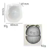 Molde Squishy Fruta Oso Nariz Dibujos Animados Alivio del Estrés Juguete Squishy DIY Molde de Silicona Hecho a Mano