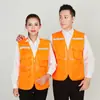 Proyecto Otoño e Invierno Chaleco de Algodón Grupo de Herramientas Chaleco para Voluntarios de Publicidad Ropa de Trabajo Estampado