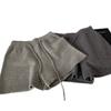 Shorts de Punto Holgados de Cintura Alta y Pierna Ancha para Mujer 2025 Otoño e Invierno Nuevos Cintura Elástica Silueta A Casual Pantalones Rectos