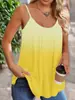 Ropa para Mujer de Tallas Grandes Transfronteriza Europea y Americana Estilo Degradado Tirantes Finos Camisola Fruncida Producto Nuevo 2026 Venta Caliente Transfronteriza