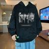 Sudadera delgada con capucha para jóvenes de primavera y otoño 2025, para hombre, moderna, casual, holgada, deportiva, top