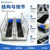 Equipo de Limpieza de Suelas de Zapatos para Minería Totalmente Automático, Lavadora Industrial de Zapatos con Sensor Inteligente, Máquina Limpiadora de Suelas de Zapatos de Acero Inoxidable