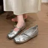 Zapatos Mary Jane Elegantes y Hermosos con Lazo de Puntera Cuadrada Franceses 2026 Verano Nuevos Versátiles con Faldas Zapatos de Corte Bajo