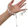 Collar de Cuentas Dulce y Fresco Estilo Palacio con un Diseño Único, Gargantilla con Borla de Estrella, Accesorio Versátil de Diseño Nicho para Mujeres