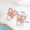 Accesorios para pulseras, collares, joyería DIY versátiles y creativos, colgante geométrico con circonita de rhinestone microincrustada, chapado en cobre de oro real 18K