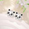 Cao Shi Europa y Estados Unidos aretes de animales PANDA PANDA PANDA lindos de venta caliente aretes pequeños simples mini para mujer