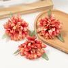 Simulación Cabeza de flor de peonía Mori de 6 cm material para corona de guirnalda DIY ramillete Hanfu tocado antiguo hecho a mano accesorios para el cabello