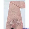 Tecido com Bordado 3D Fino de Renda Floral Grande Pesado com Contas Lantejoulas de Noiva