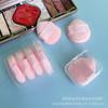 Mini Esponja de Polegar Super Macia Amor para Pó Solto Esponja para Pó Fixador Rosa Amostra Esponja de Reposição