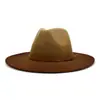 Moda europea y americana nuevo sombrero de jazz con pintura en aerosol AliExpress Amazon hombres mujeres sombrero bombín de lana PQMNDJS008