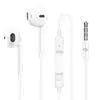 Adequado para Celular Apple Fone de Ouvido Intra-auricular com Subwoofer Fone de Ouvido de Cabeça Plana Fone de Ouvido com Controle por Fio para Gravação Explosões de Comércio Exterior Fone de Ouvido