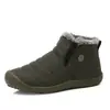 Temporada 2020 Novos Sapatos de Algodão para Casal Botas Grossas de Cano Médio com Lã Solado de Borracha Sapatos Casuais