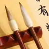 Pinceles de caligrafía de pelo mixto y pelo de lobo para principiantes en cursos introductorios de caligrafía y pintura china, adecuados para el estilo de sello, el estilo oficial y el estilo regular