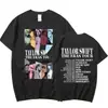 T-shirt Europeia TTaylor The Eras Tour 2025 World Tour