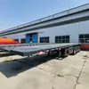 El Fabricante Suministra Remolques Plataforma de Contenedor de 40 Pies para Semirremolques, Vehículos de Ingeniería y Transporte de Contenedores