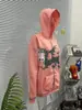 Sudadera con capucha estampada de tres rayas, diseño retro europeo y americano, con cremallera, estilo callejero moderno, corte holgado, ajuste slim, para hombre y mujer