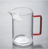 Copo de vidro de alto borosilicato resistente a altas temperaturas, filtro crescente, xícara de chá verde integrada, filtro curvo, alça de madeira, macho