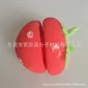 Esponja pequeña para permanente con forma de fresa y corte lateral, una herramienta de peinado diseñada específicamente para mujeres, utilizada para crear un efecto de permanente con forma de pera. Ecológico