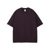 Nuevo Producto de Manga Corta 275g Tono Tierra Holgado Camiseta de Manga Corta Lisa para Hombre Niebla Algodón Puro Marca Trendy para Hombre Ropa para Hombre Tallas Grandes