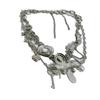 Dulce Fresco Industria Pesada Rosa Amor Llave Remache Collar Moda Estilo Europeo y Americano Lujo Ligero Cadena para Clavícula Pequeña con Múltiples Elementos