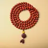 Atacado Sandália de Sangue Sândalo Africano Folha Pequena Sândalo Vermelho Contas Budistas, Vários Estilos e Especificações, Pulseiras Estilo Étnico, Contas de Rosário