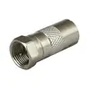 P618 Cabeça F macho britânica para cabeça F fêmea RF Cabeça macho rosca F para cabeça fêmea plugue direto RF Adaptador de cabo de TV