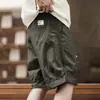 Nuevos shorts de trabajo de verano para hombre, ropa exterior informal de moda con un diseño elegante, shorts versátiles de moda estilo americano de corte holgado