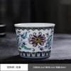 Xícara de chá de cerâmica azul e branco antigo copo mestre grande capacidade única xícara bebida Cola Cup doméstico Kung Fu Tea Cup atacado